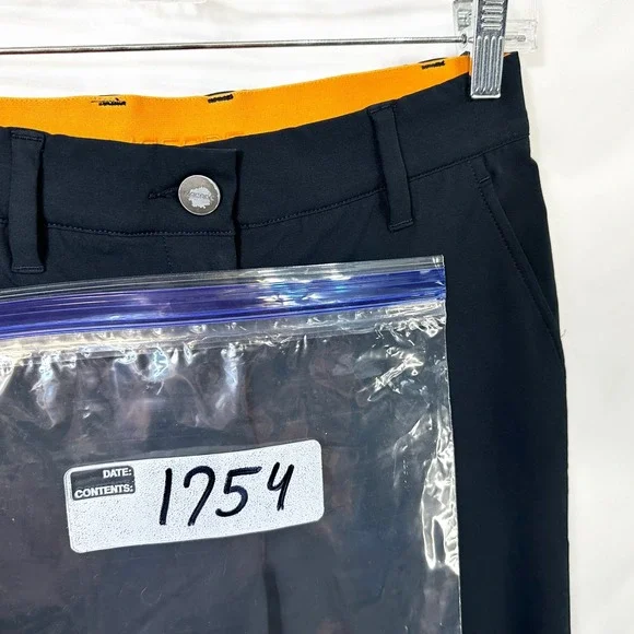 Macade Golf Size 34R Pants Black Slim Fit Performance Zipper Ankle Cuffs 1754 - Picture 11 of 11